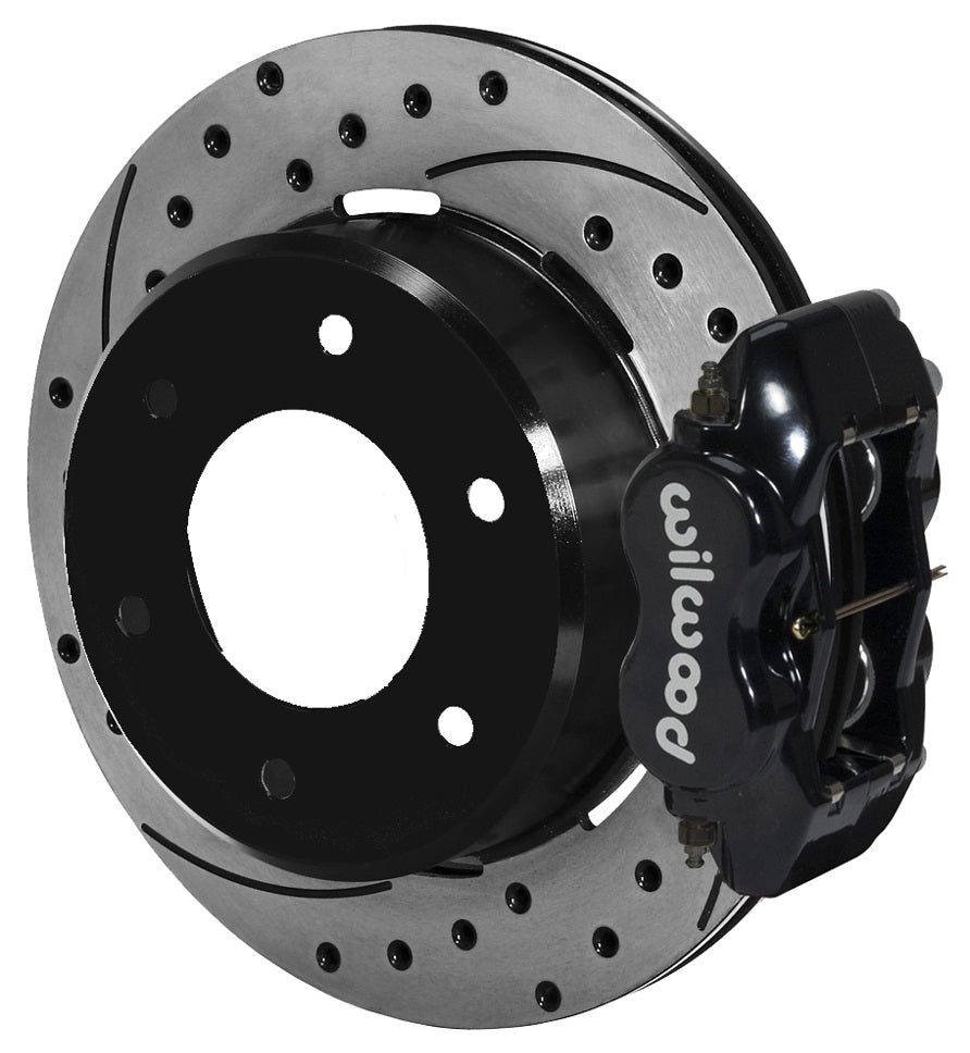 GM C-10 C-KIT,2.42",REAR PB,6-LUG,12.19" DRILLED ROTORS,BLACK CALIPERS