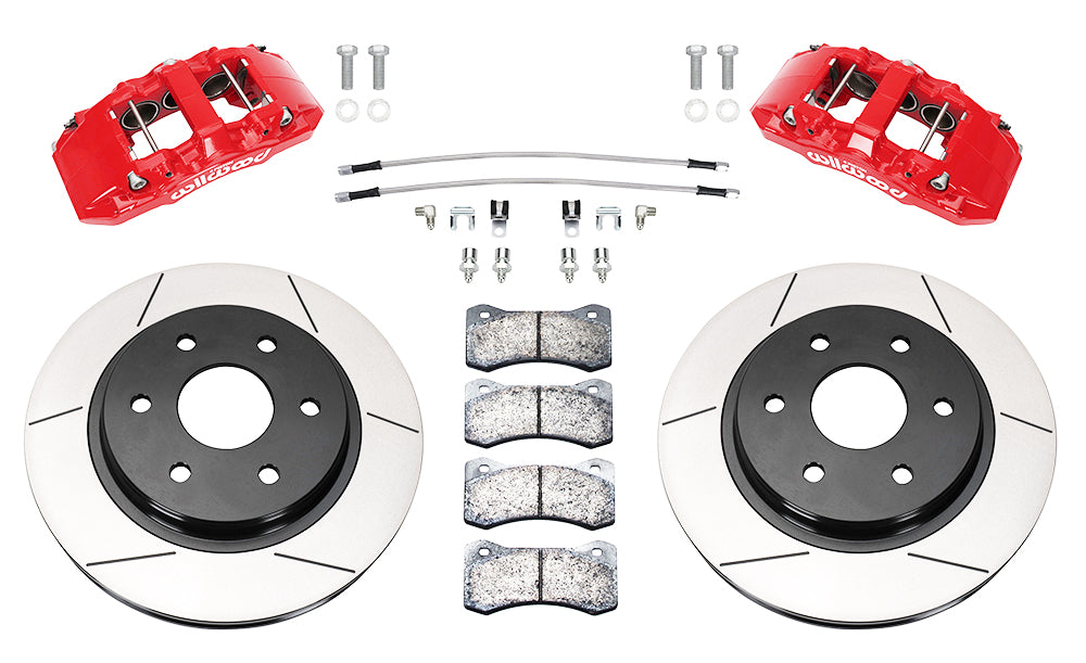 10-18 FORD F-150,EXPEDITION,NAVIGATOR,FRONT,AERO 6 PISTON,13.38",RED CALIPERS
