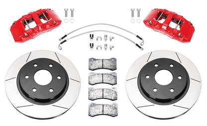10-14 FORD F-150 SVT RAPTOR,FRONT,6 PISTON,13.38" ROTORS,RED CALIPERS