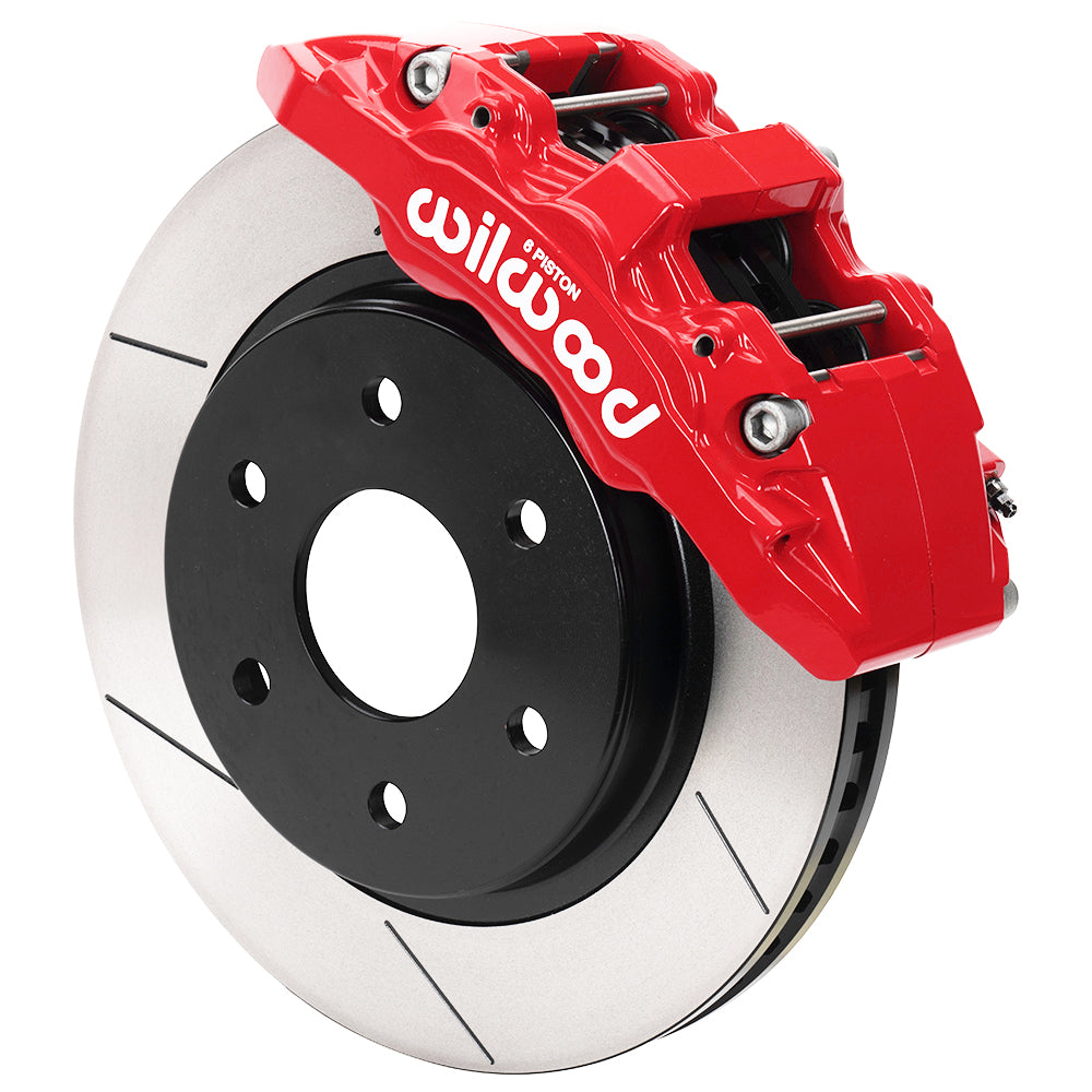 17-20 FORD F-150 RAPTOR,FRONT,AERO 6 PISTON,13.38" ROTORS,RED CALIPERS