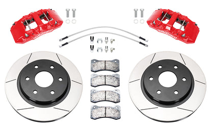 17-20 FORD F-150 RAPTOR,FRONT,AERO 6 PISTON,13.38" ROTORS,RED CALIPERS