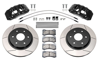 21-UP FORD F-150,FRONT,AERO 6 PISTON,13.38" ROTORS,BLACK CALIPERS