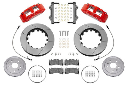 20-23 CORVETTE FULL DISC BRAKE KIT,15" ROTORS,RED CALIPERS
