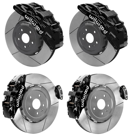 20-23 CORVETTE FULL DISC BRAKE KIT,15" ROTORS,BLACK CALIPERS