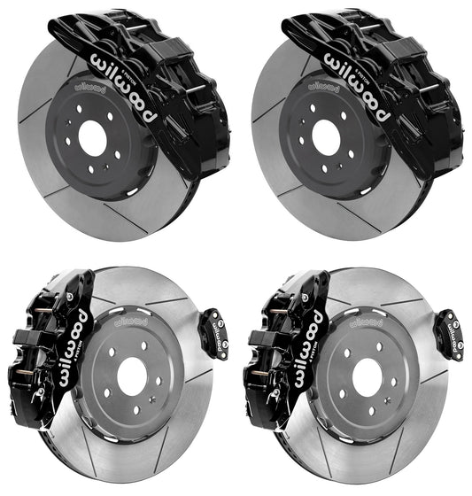 20-23 CORVETTE FULL DISC BRAKE KIT,15" ROTORS,BLACK CALIPERS
