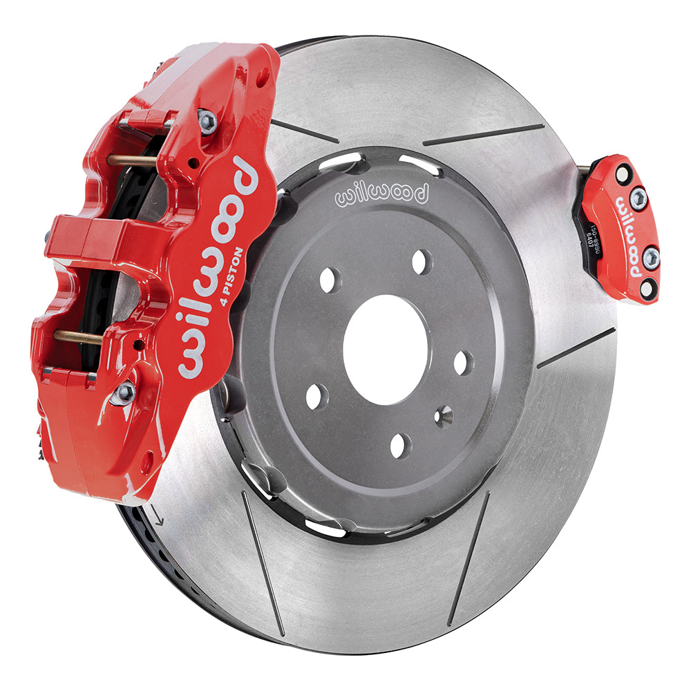 20-23 CORVETTE C8,REAR,AERO4,15" ROTORS,RED CALIPERS