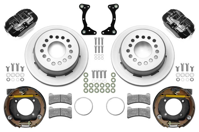 GM G-BODY BRAKE KIT,2.62",REAR PB,DYNAPRO LOW PROFILE CALIPERS,11" ROTORS,BLACK