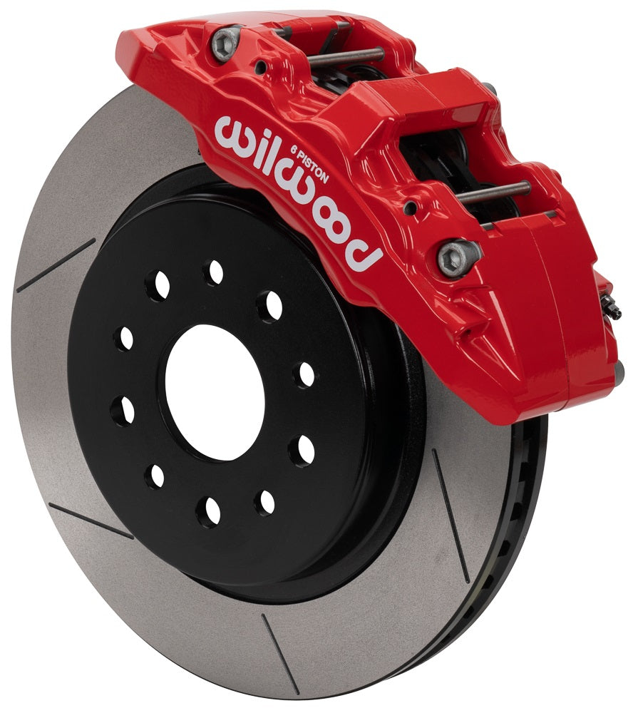 07-18 JEEP JK WRANGLER,FRONT,AERO 6 PISTON,13.38" ROTORS,RED CALIPERS