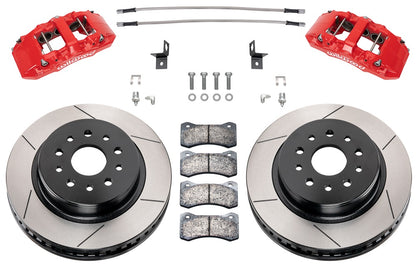 07-18 JEEP JK WRANGLER,FRONT,AERO 6 PISTON,13.38" ROTORS,RED CALIPERS