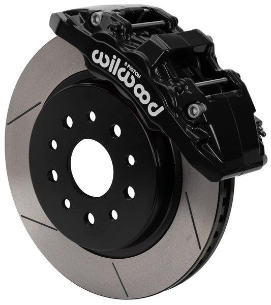 07-18 JEEP JK WRANGLER,FRONT,AERO 6 PISTON,13.38" ROTORS,BLACK CALIPERS