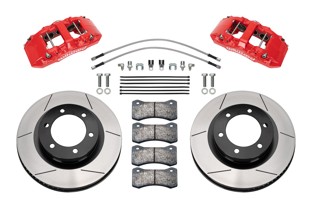 21-24 FORD BRONCO,FRONT,AERO6-DM,13.38" ROTORS,RED CALIPERS