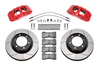 21-24 FORD BRONCO,FRONT,AERO6-DM,13.38" ROTORS,RED CALIPERS