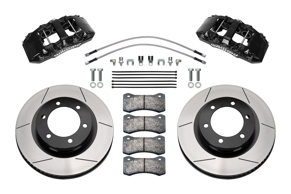 21-24 FORD BRONCO,FRONT,AERO6-DM,13.38" ROTORS,BLACK CALIPERS
