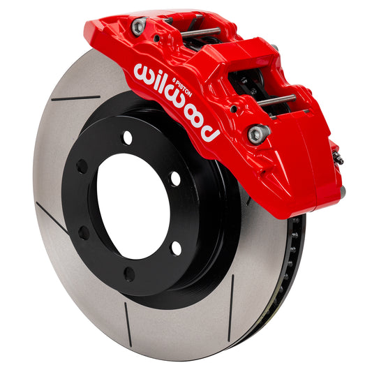 22-24 TOYOTA TUNDRA,FRONT,AERO6-DM,13.56" ROTORS,RED CALIPERS