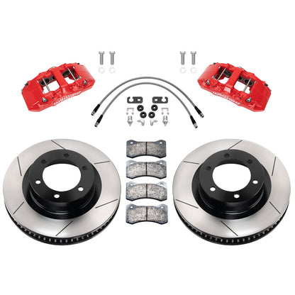 22-24 TOYOTA TUNDRA,FRONT,AERO6-DM,13.56" ROTORS,RED CALIPERS
