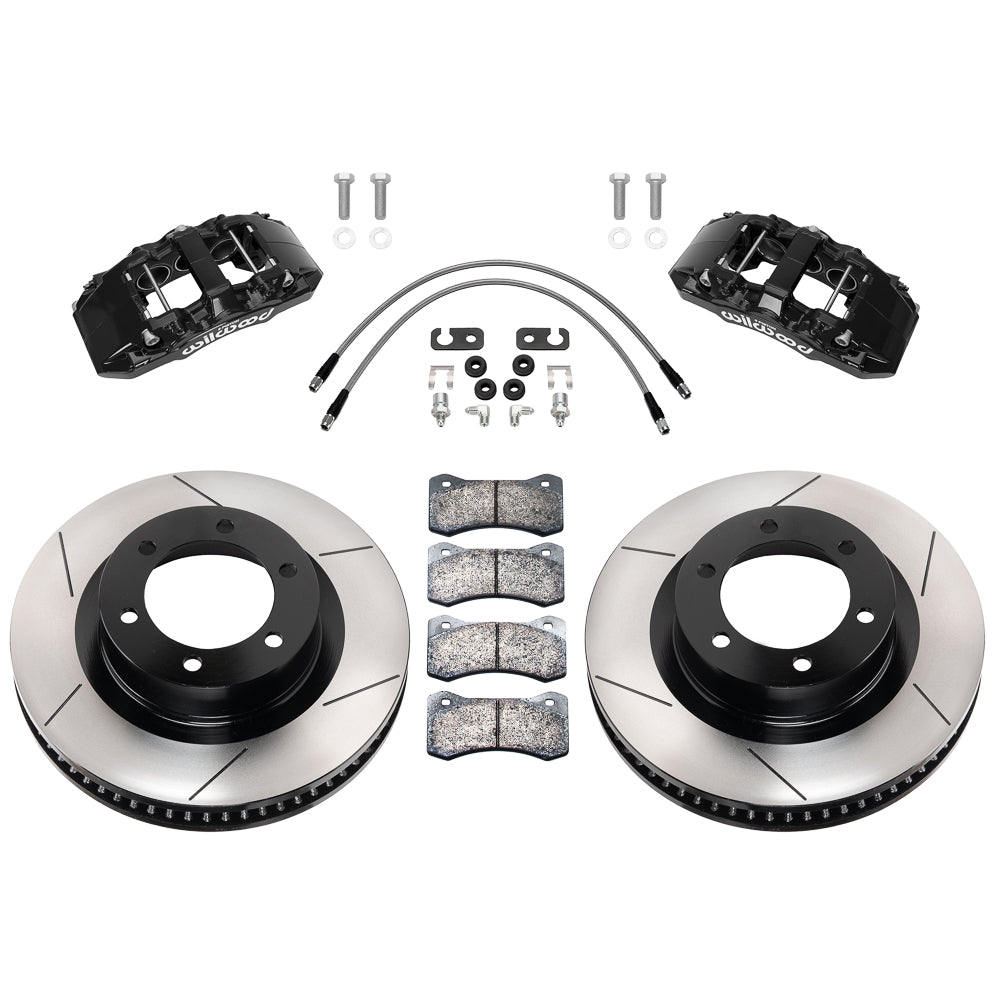 22-24 TOYOTA TUNDRA,FRONT,AERO6-DM,13.56" ROTORS,BLACK CALIPERS