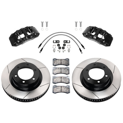 22-24 TOYOTA TUNDRA,FRONT,AERO6-DM,13.56" ROTORS,BLACK CALIPERS
