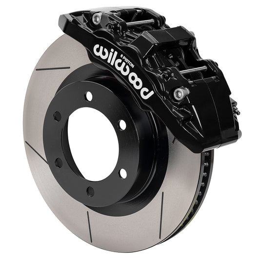 19-25 FORD RANGER,FRONT,AERO6-DM,13.56" ROTORS,BLACK CALIPERS