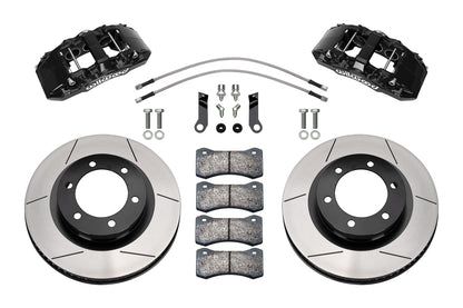 19-25 FORD RANGER,FRONT,AERO6-DM,13.56" ROTORS,BLACK CALIPERS