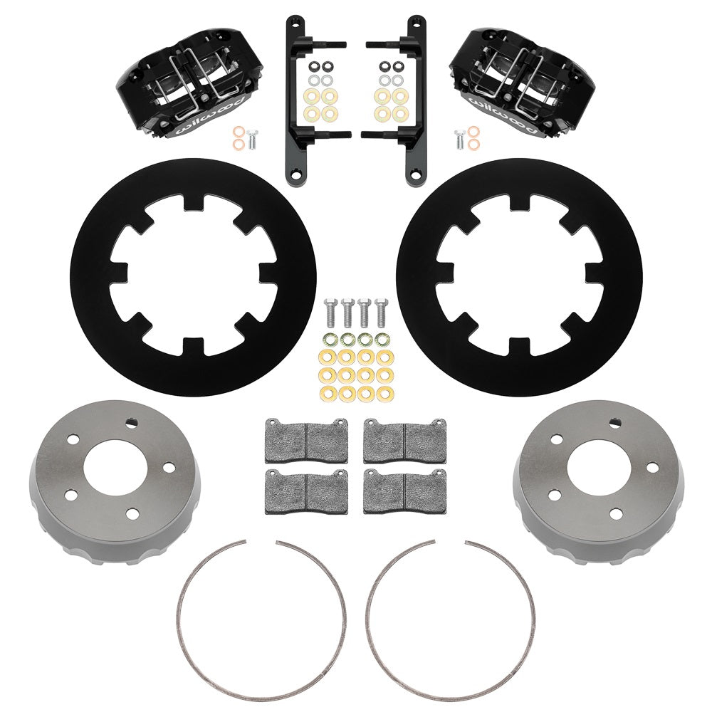 22-23 POLARIS RZR,UTV,5-LUG,FRONT BRAKE KIT,11.25" ROTORS,BLACK CALIPERS