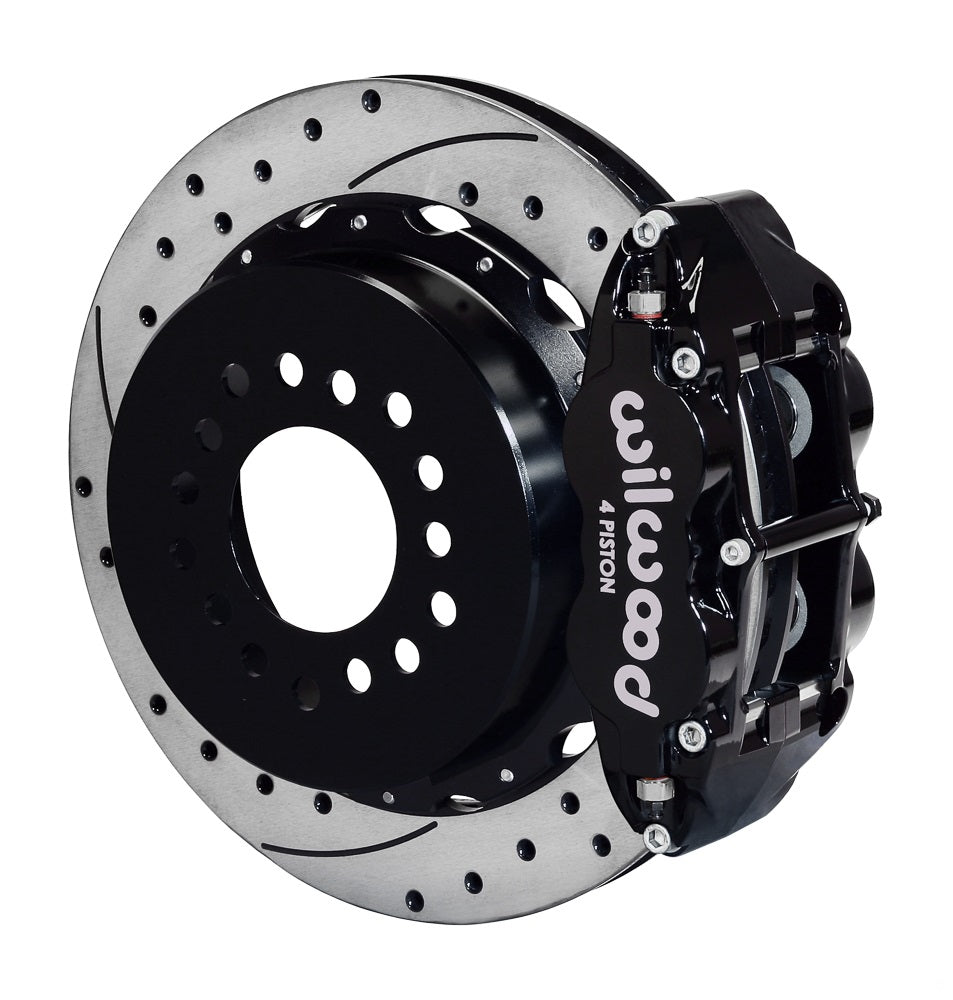 GM G-BODY BRAKE KIT,2.62",REAR PB,FNSL4R CALIPERS,12.88" DRILLED,BLACK