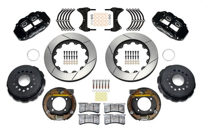 GM G-BODY BRAKE KIT,2.62",REAR PB,FNSL4R CALIPERS,12.88" ROTORS,BLACK