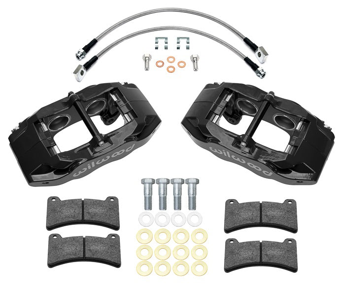 97-04 CORVETTE C5 REAR DPC5 4 PISTON CALIPER & PAD SET,BLACK