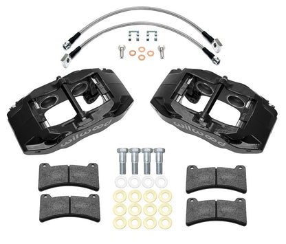 97-04 CORVETTE C5 REAR DPC5 4 PISTON CALIPER & PAD SET,BLACK