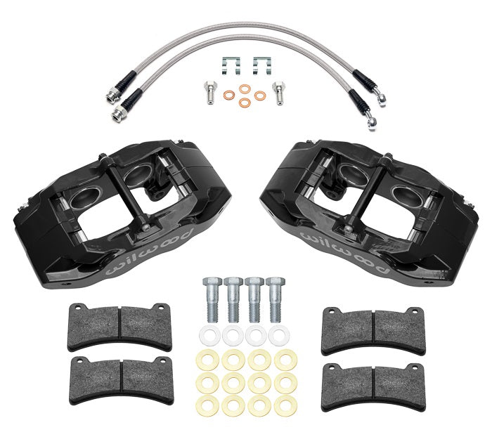 05-13 CORVETTE C6 REAR DPC6 4 PISTON CALIPER & PAD SET,BLACK