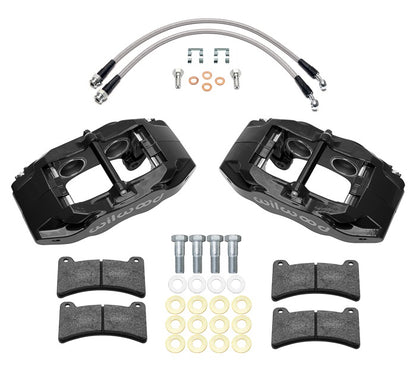 05-13 CORVETTE C6 REAR DPC6 4 PISTON CALIPER & PAD SET,BLACK