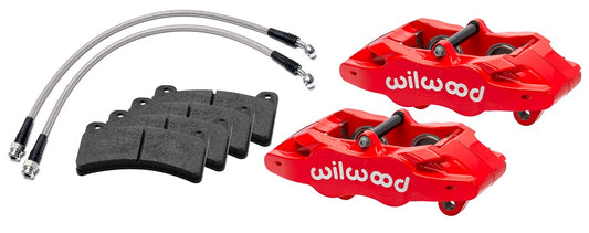 05-13 CORVETTE C6 REAR DPC6 4 PISTON CALIPER & PAD SET,RED