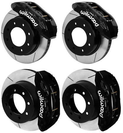 23-26 FORD F-250,F-350 4WD FULL DISC BRAKE KIT,TX6R 6 PISTON,15" ROTORS,BLACK