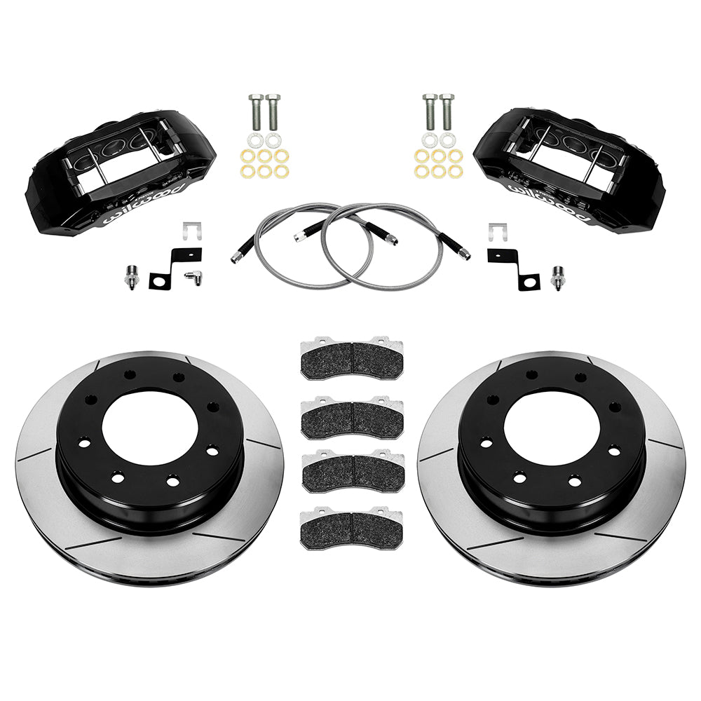 23-26 FORD F-250,F-350 4WD FULL DISC BRAKE KIT,TX6R 6 PISTON,15" ROTORS,BLACK