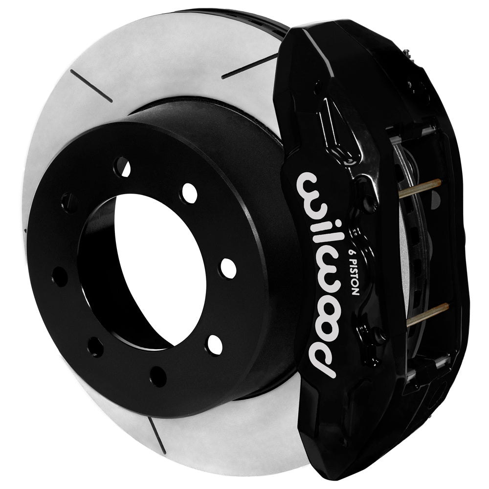 23-26 FORD F-250,F-350 4WD REAR DISC BRAKE KIT,TX6R 6 PISTON,15.50" ROTORS,BLACK