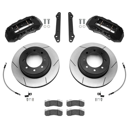 23-26 FORD F-250,F-350 4WD REAR DISC BRAKE KIT,TX6R 6 PISTON,15.50" ROTORS,BLACK