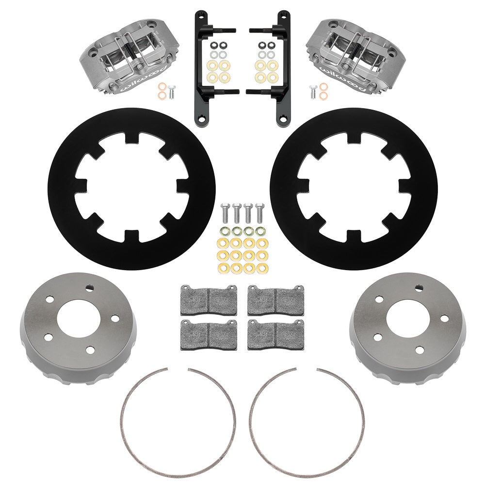 22-23 POLARIS RZR,UTV,5-LUG,FRONT RACING BRAKE KIT,11.25" ROTORS,BLACK CALIPERS