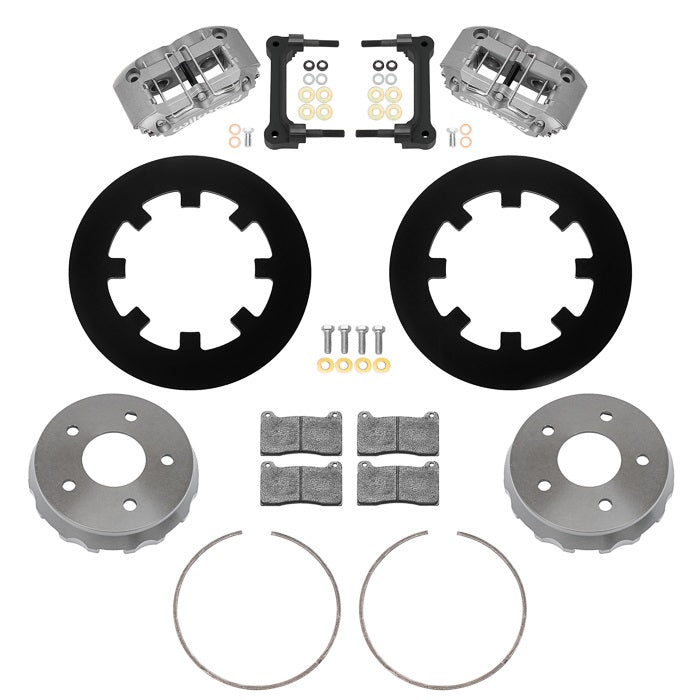 22-23 POLARIS RZR,UTV,5-LUG,REAR RACING BRAKE KIT,11.25" ROTORS,BLACK CALIPERS