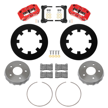 22-23 POLARIS RZR,UTV,5-LUG,REAR BRAKE KIT,11.25" ROTORS,RED CALIPERS