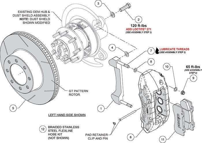 2019-2023 DODGE RAM 2500,3500,REAR,TX6R 6 PISTON,16" ROTORS,BLACK CALIPERS