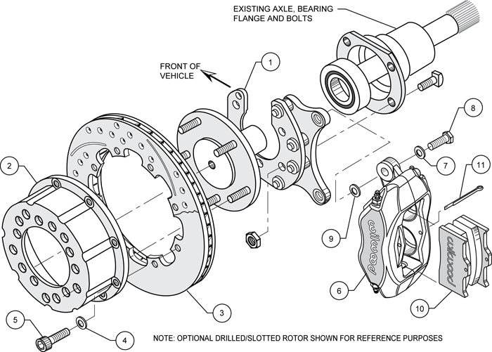 SMALL FORD KIT,2.66",REAR,12.19",POLISH
