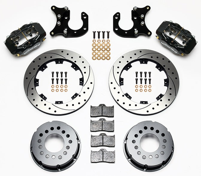 BIG FORD KIT,2.36",REAR,FDL,12.19" DRILLED,BLACK