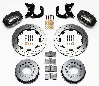 BIG FORD KIT,2.36",REAR,FDL,12.19" DRILLED,BLACK