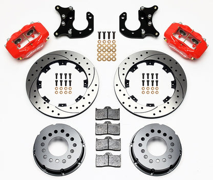 BIG FORD KIT,2.36",REAR,FDL,12.19" DRILLED,RED