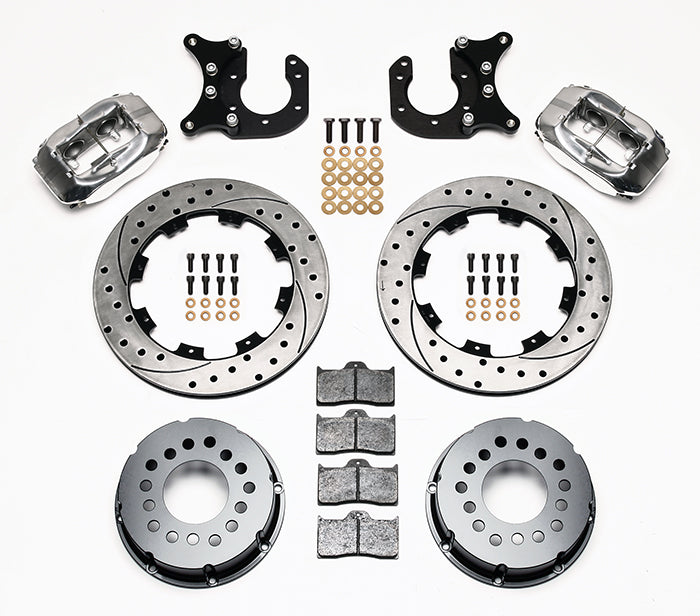 BIG FORD NEW KIT,2.5,REAR,12.19" DRILLED ROTORS,POLISHED