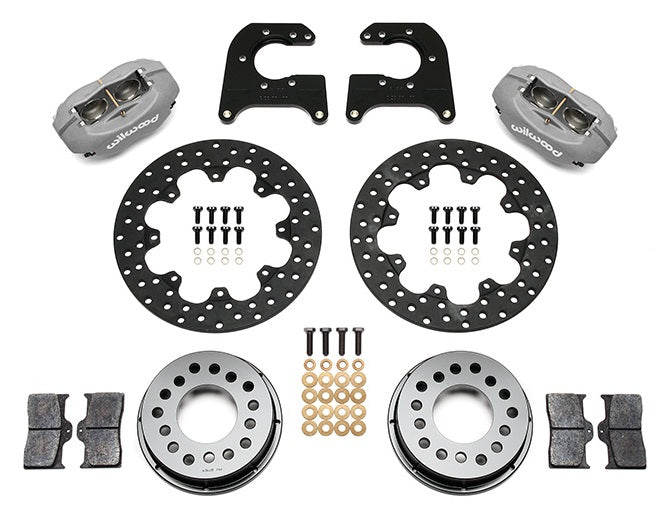 MOPAR/DANA DRAG KIT,2.36,REAR,11.44" DRILLED ROTORS