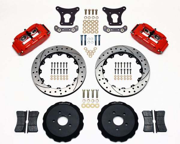 93-97 CAMARO KIT,FRONT,SL6,12.90,DRILLED,RED