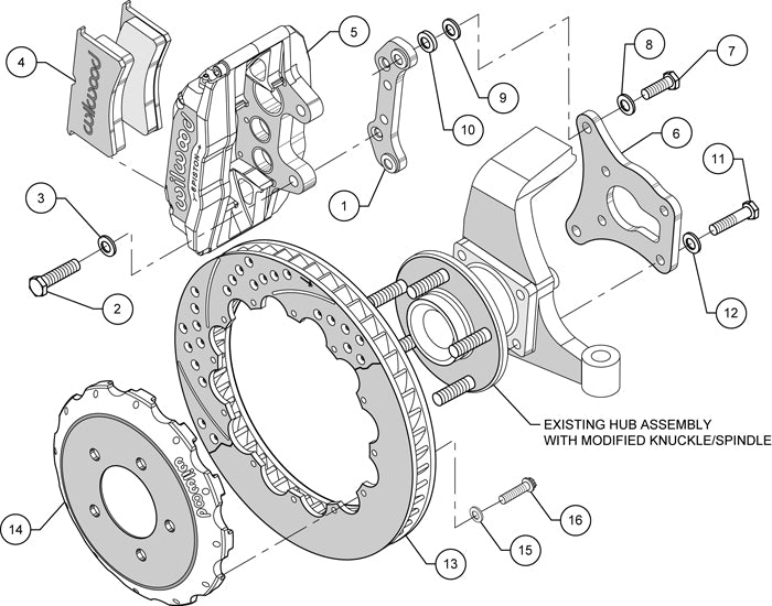 93-97 CAMARO KIT,FRONT,SL6,12.90",POLISH