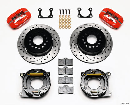 BIG FORD KIT,2.36",REAR PB,12.19",DRILLED,RED