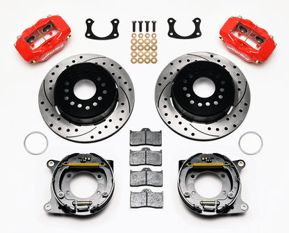 AIR RIDE SYSTEM,ARMS,CURRIE REAR END,WILWOOD 13"/12" DRILLED BRAKES,RED,64-67