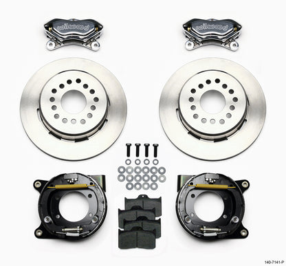 64-72 GM A-BODY FULL DISC BRAKE KIT & 2" DROP SPINDLES & ARMS,12" ROTORS,POLISH